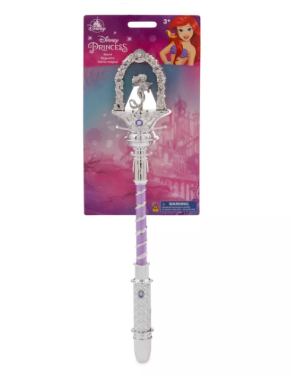 Ariel Little Mermaid Light-Up Wand Kids Disney Princess Accessories